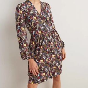 Boden Button down Jersey Dress
